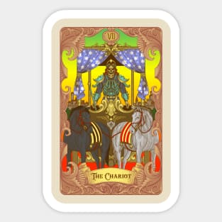 The Chariot Tarot Card Sticker